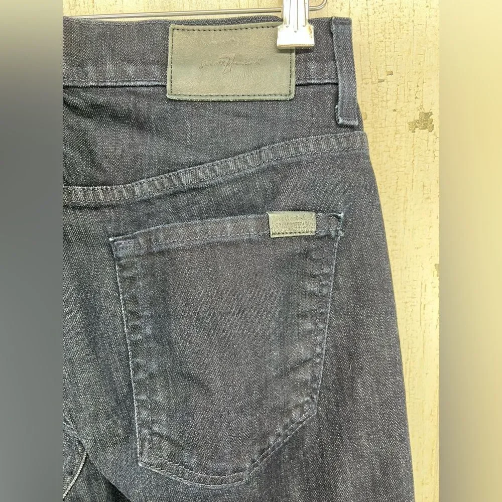 7 For All Mankind Luxe Performance The Straight Dark Wash Jeans Mens W29